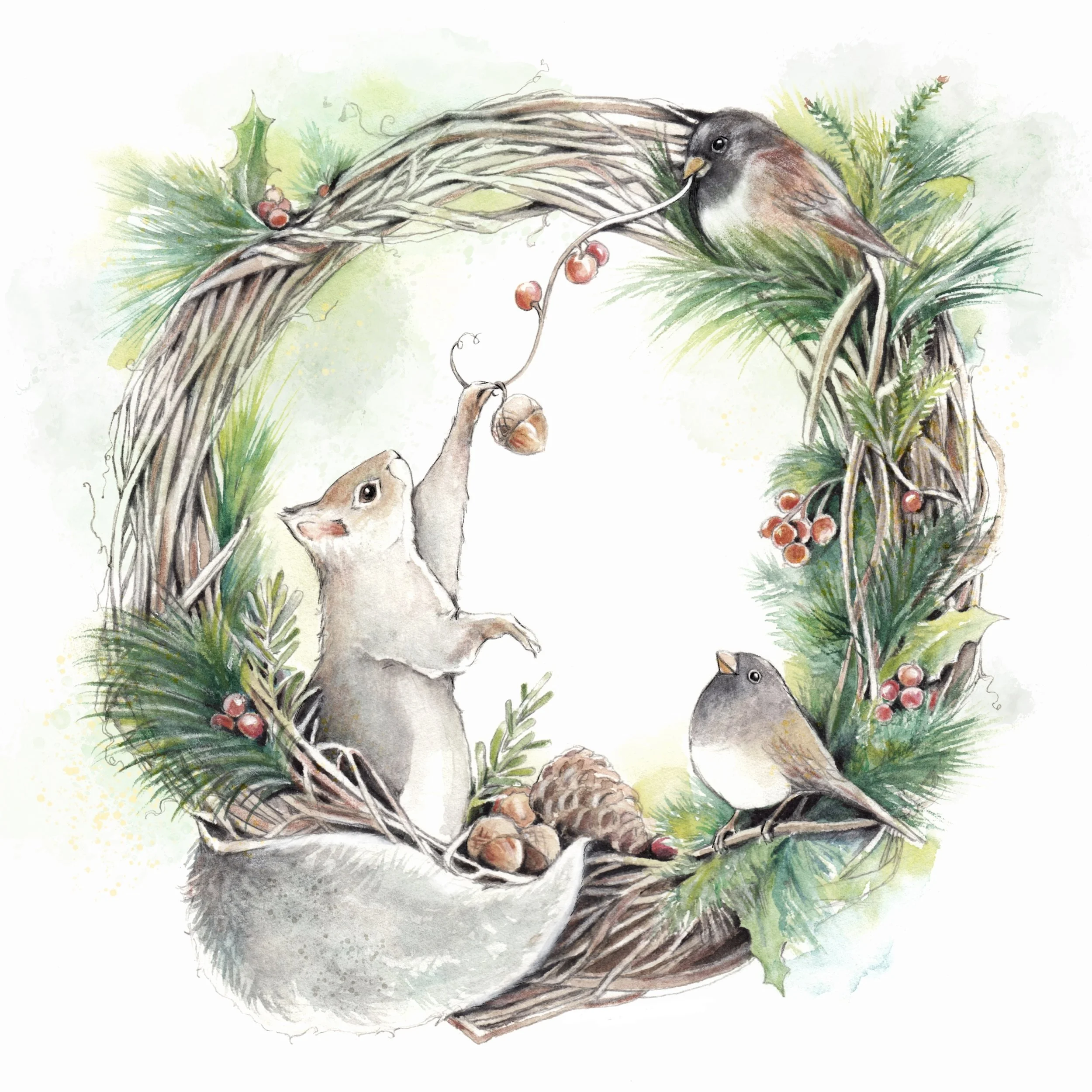 Squirrel Wreath