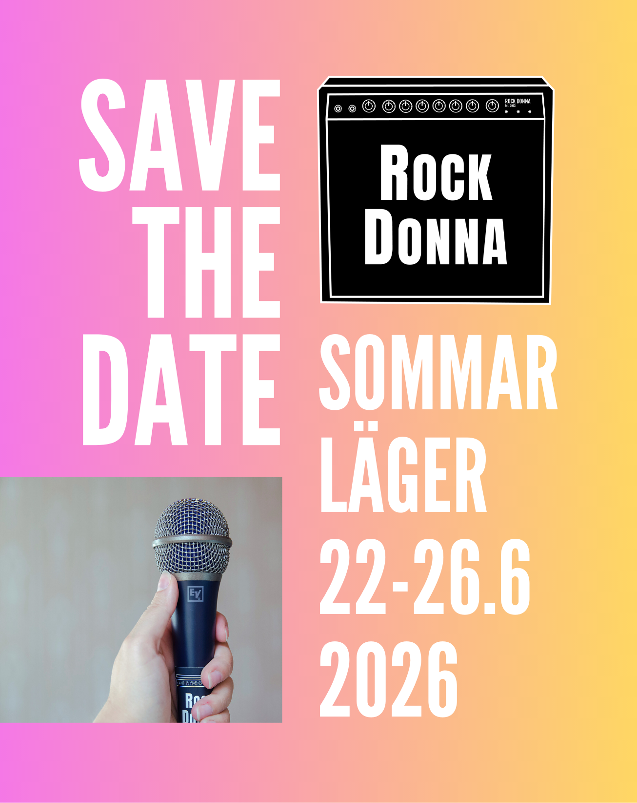 Sommarläger 2026!