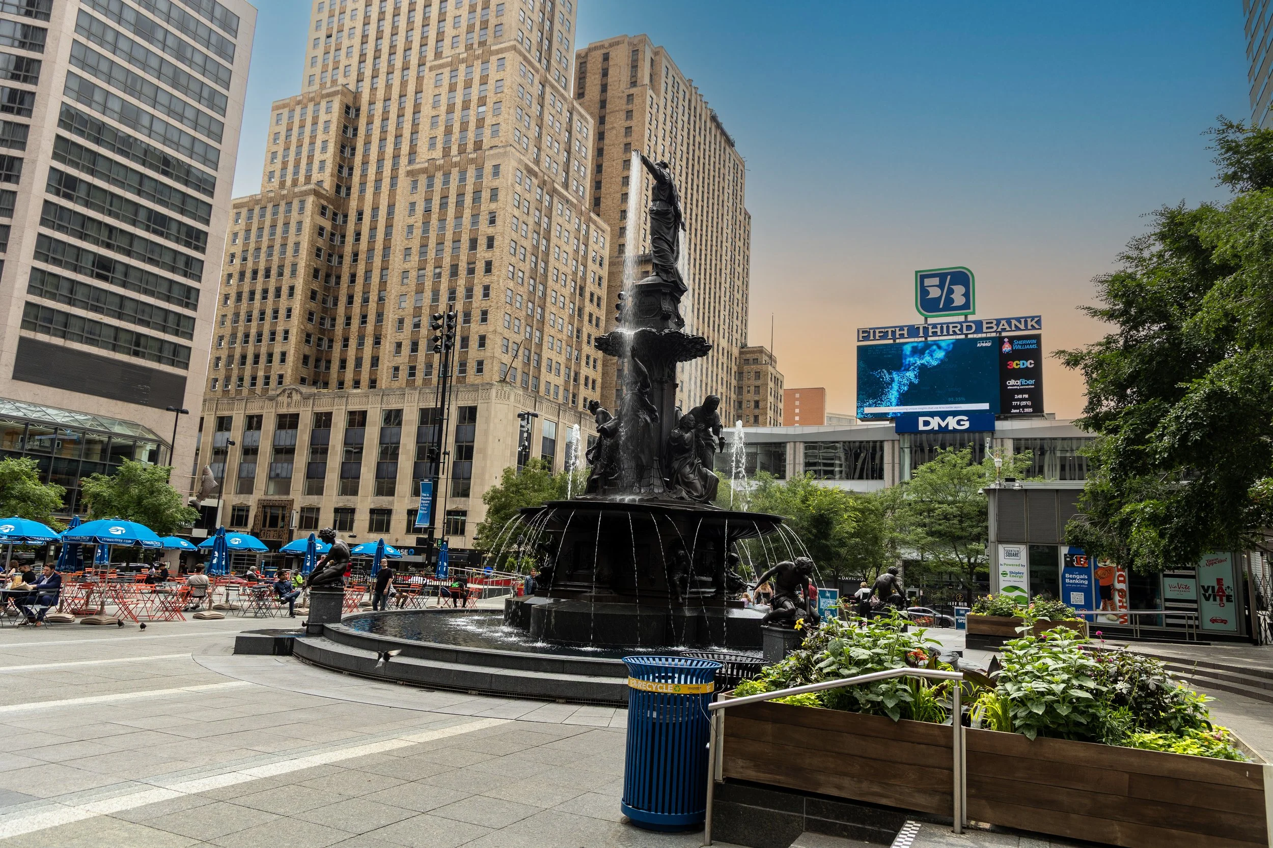 Fountain Square sunset.jpg