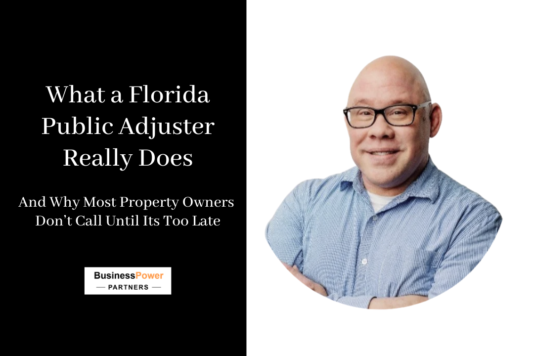 What a Florida Public Adjuster Really Does