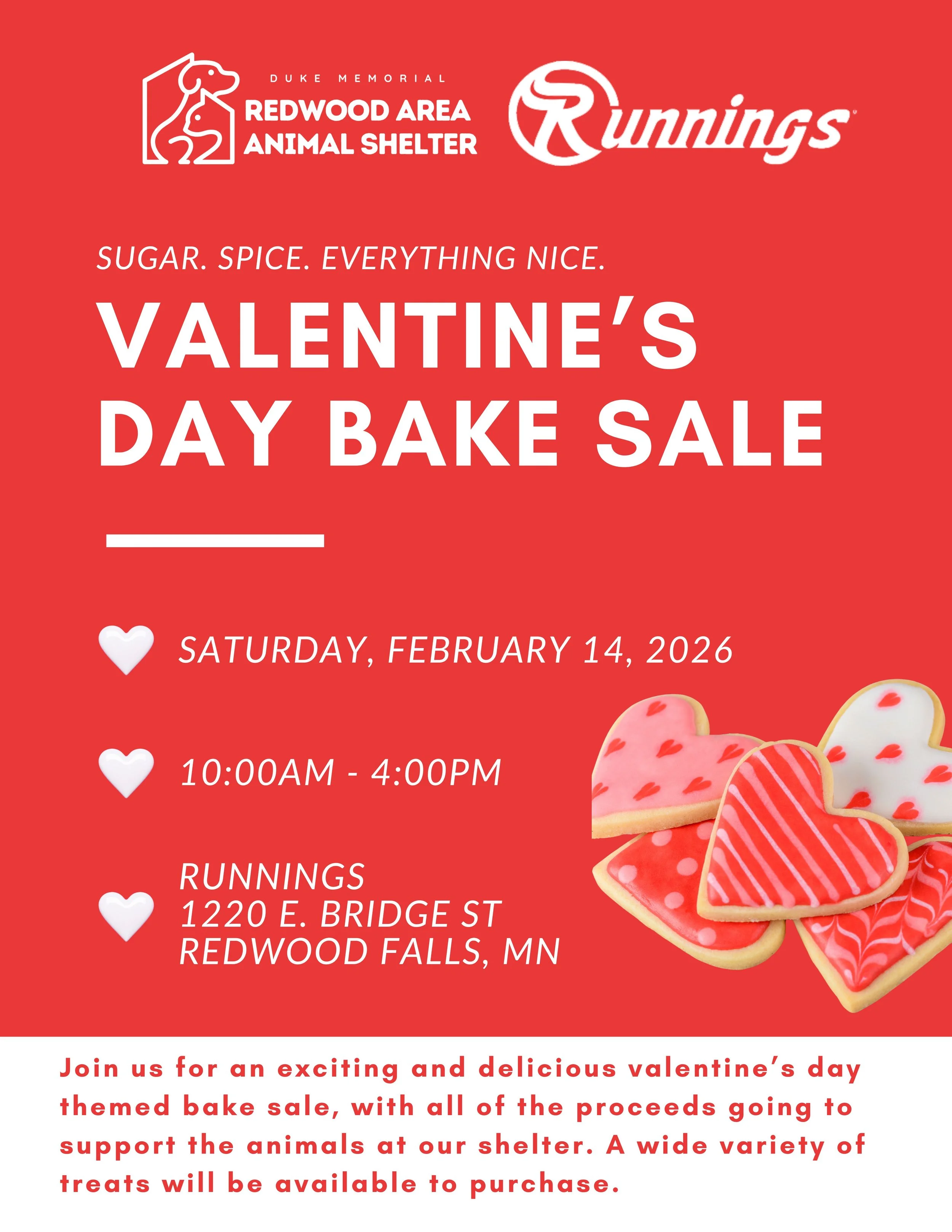 Valentine's Day Bake Sale