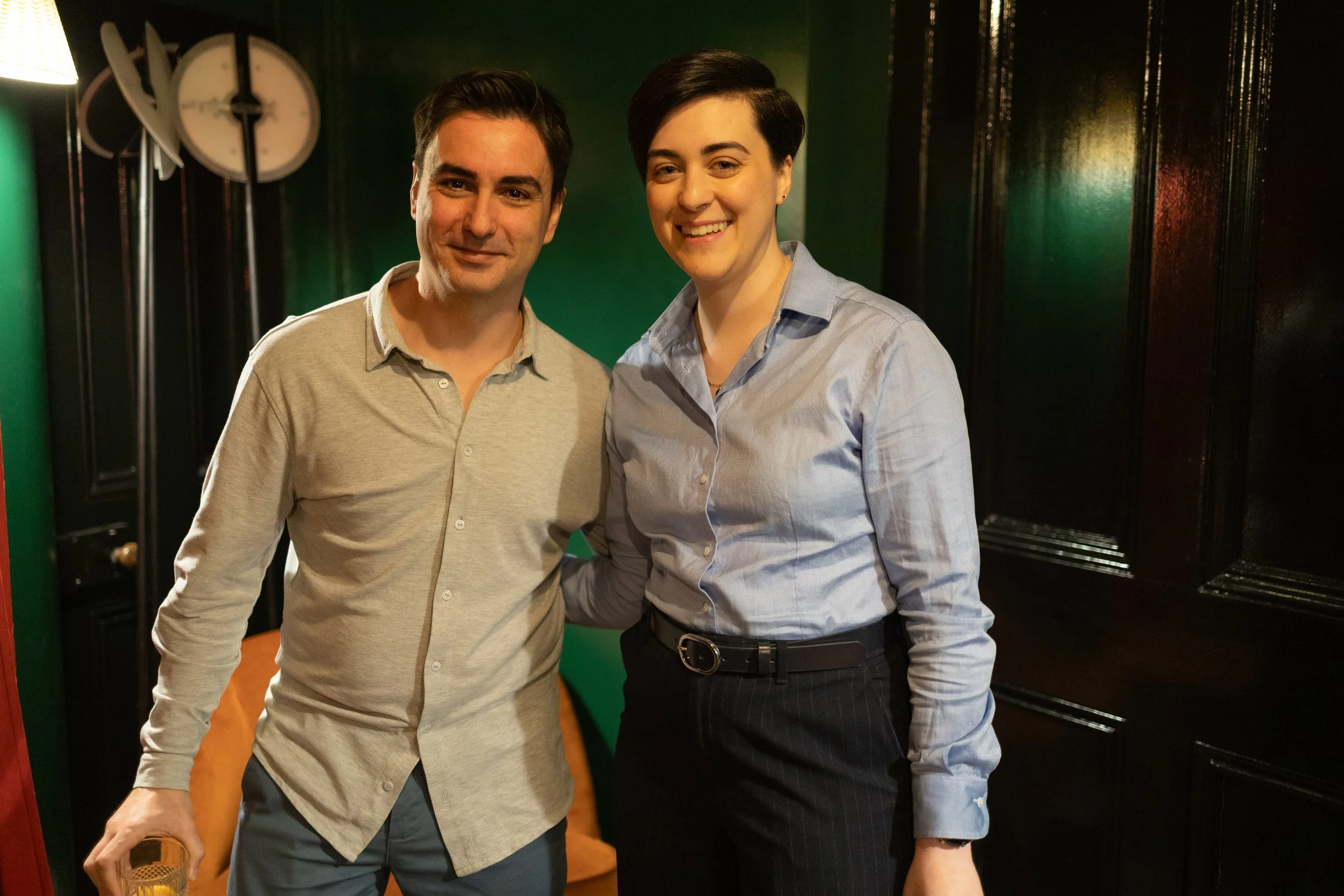 Business networking event photography in London at a speakeasy..