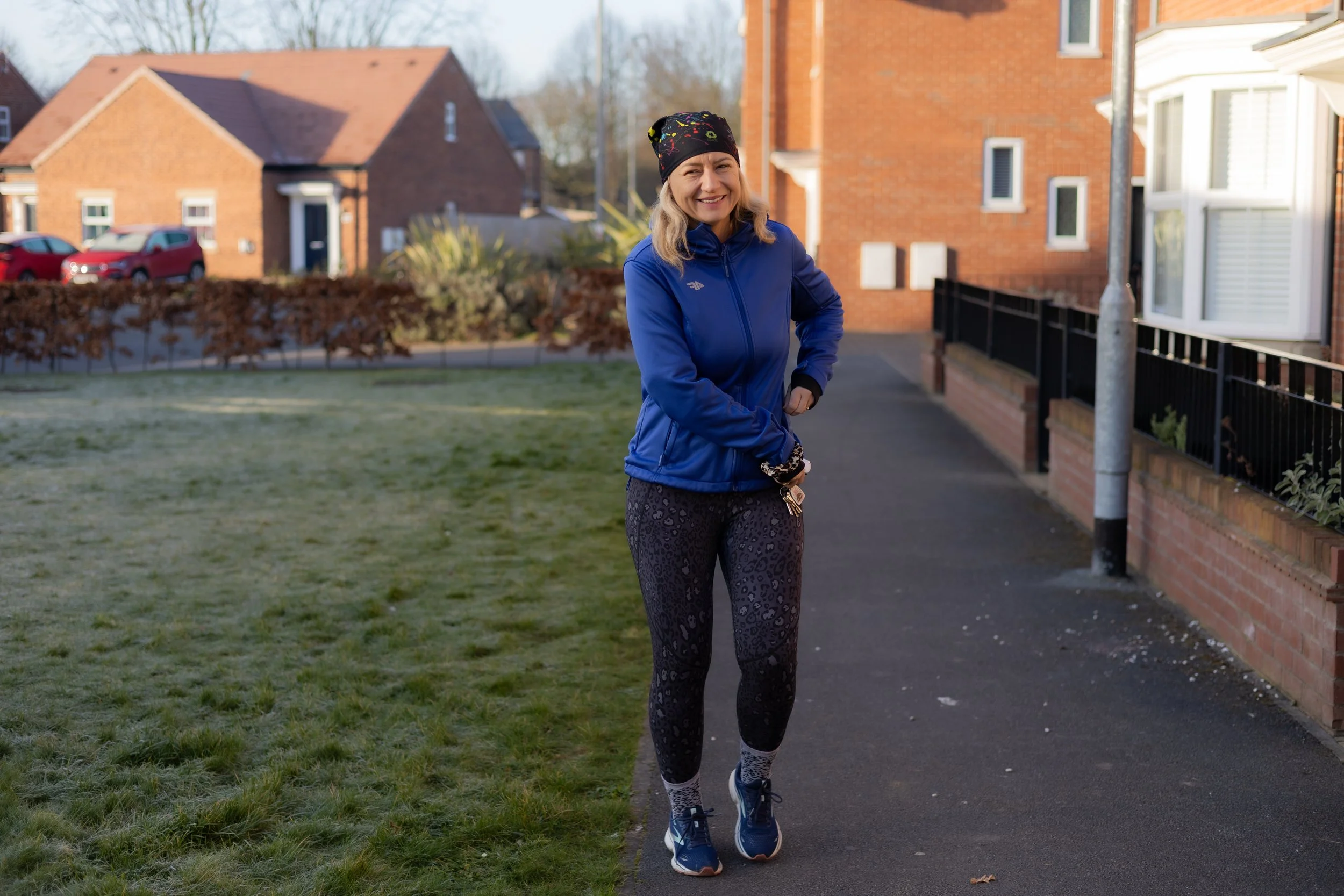Portrait of a female entrepreneur photographed for personal branding and a charity event.