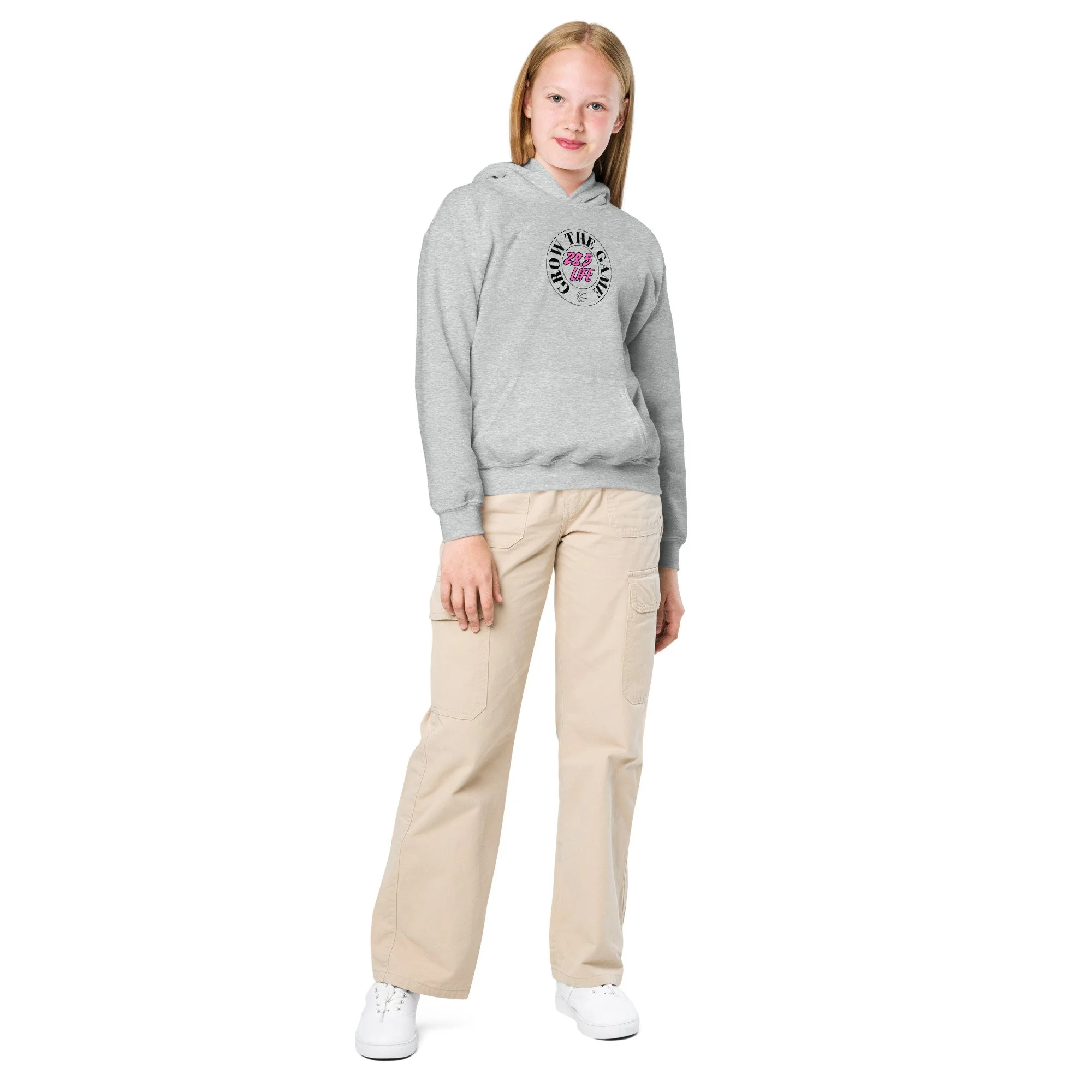 28.5 LIFE - Youth Grow the Game Hoodie