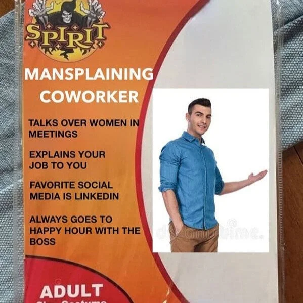 No doubt we can think of someone who could wear this costume easily this Halloween?