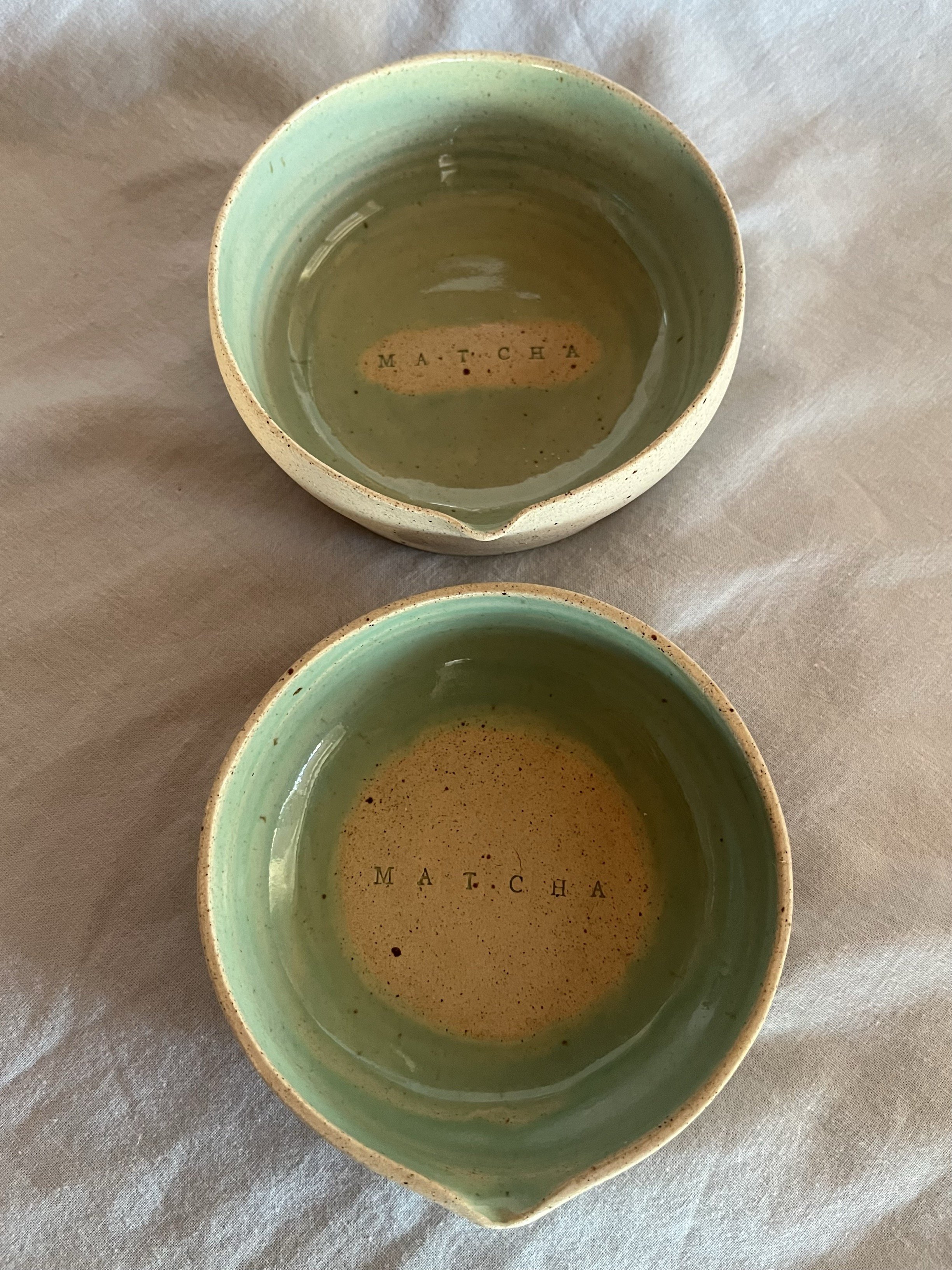 Small matcha bowls