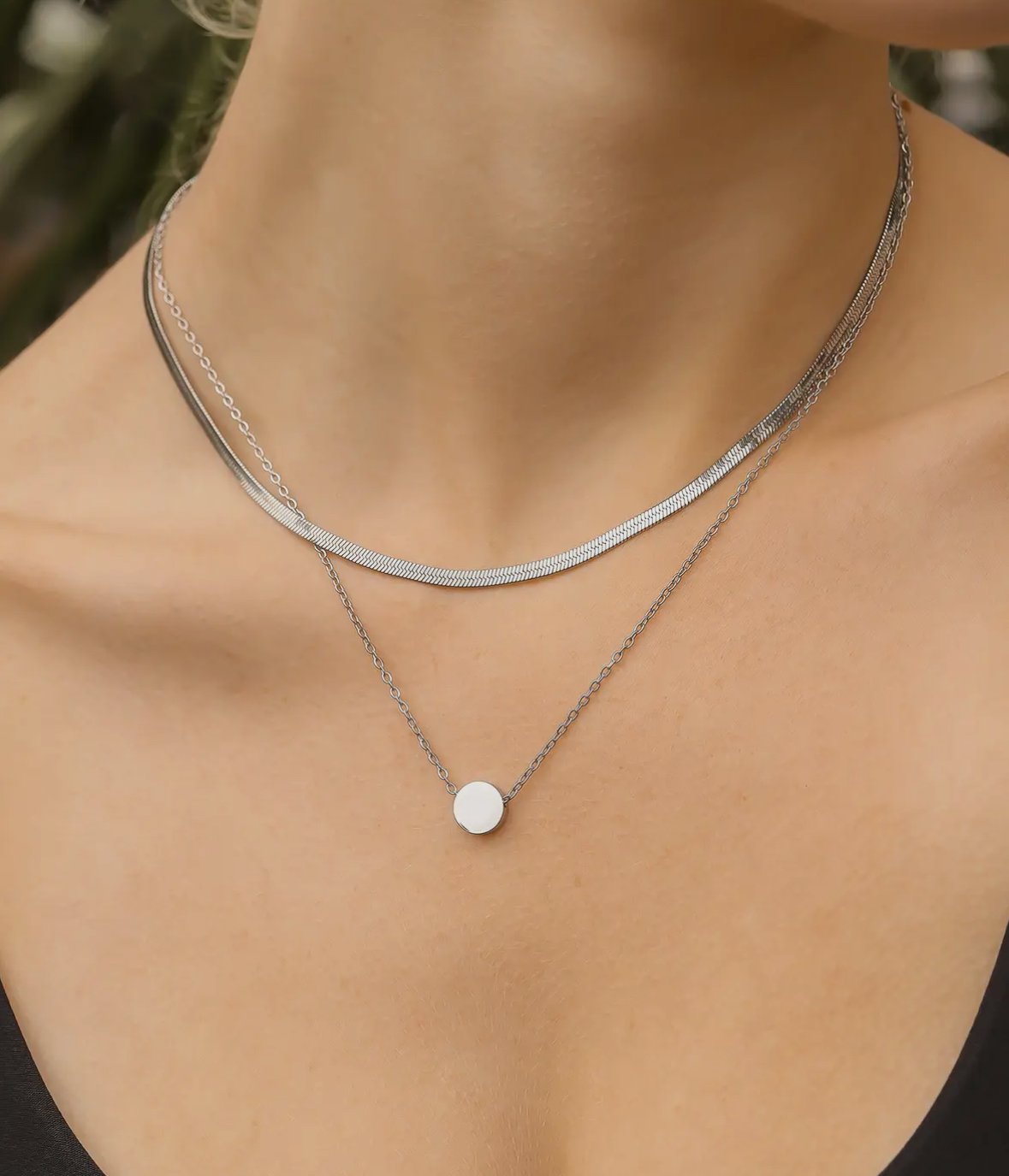 Mini Circle Necklace