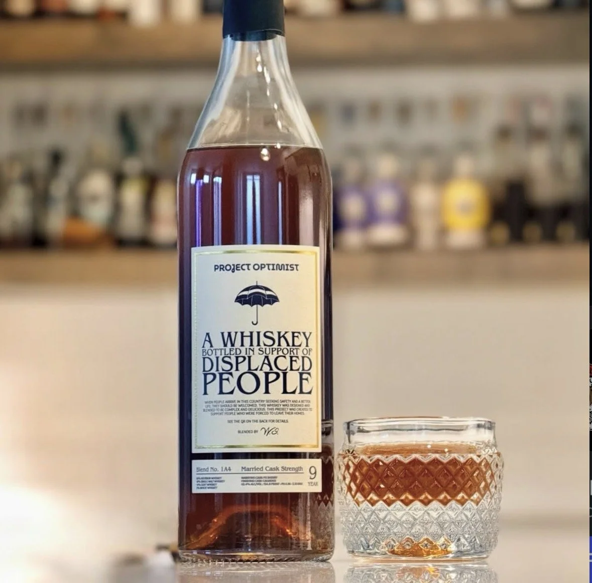 A Whiskey Bottled in Support of Displaced People