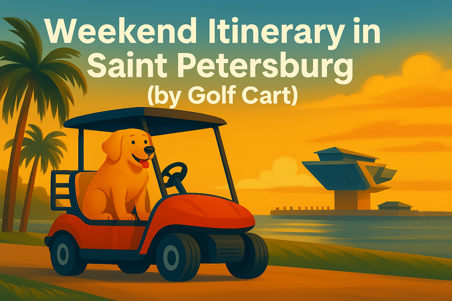 Weekend Itinerary in Saint Petersburg (by Golf Cart)