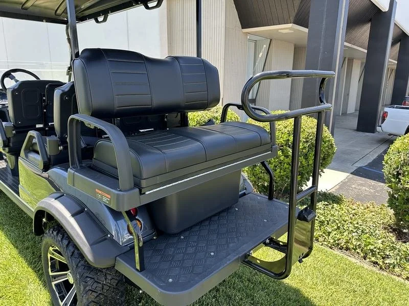 Rear seating designed for comfort and stability for all riders.
