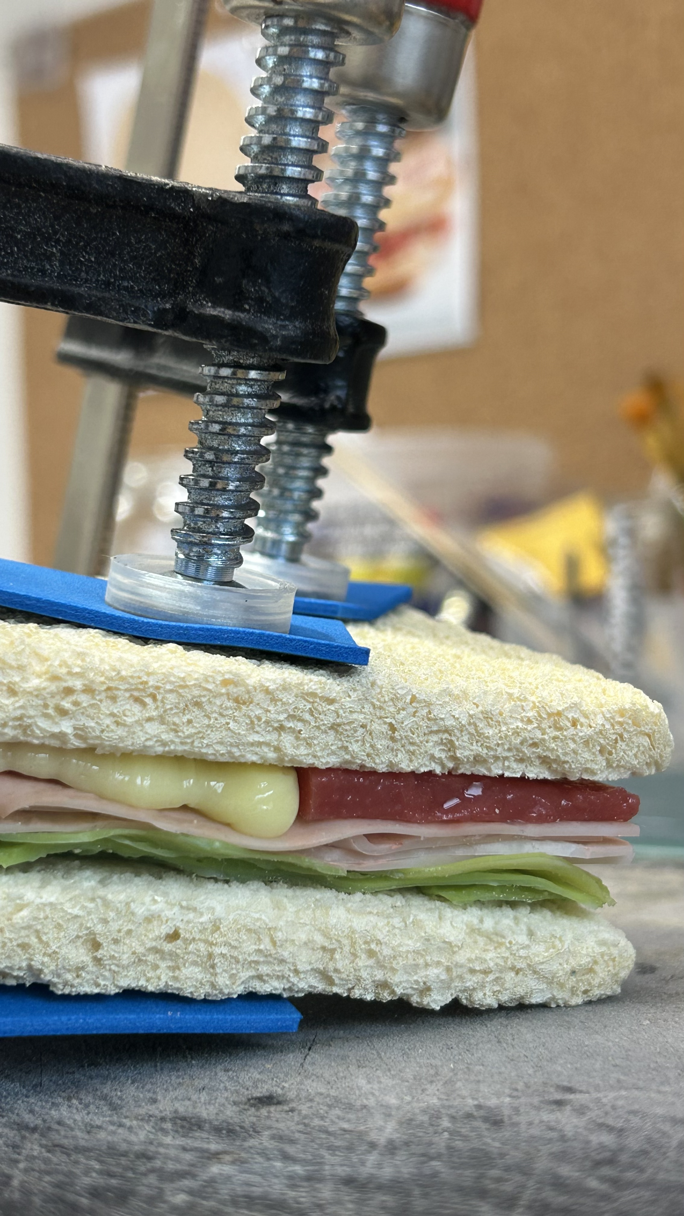 Work in progress fake food tramezzino