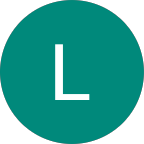 Green circle with a white letter 'L' in the center.