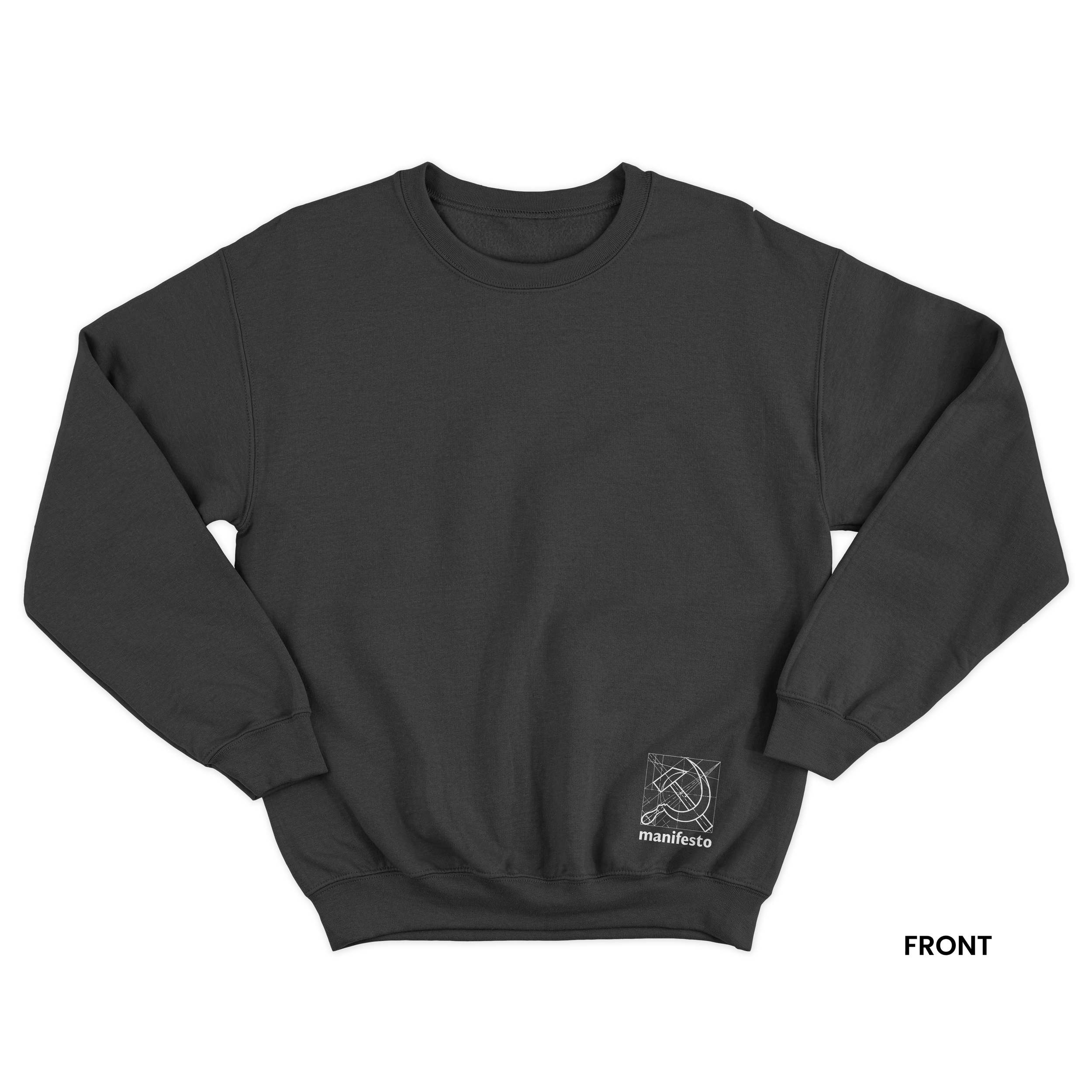 ByDesignSweatshirt_BlackWhiteFront.png