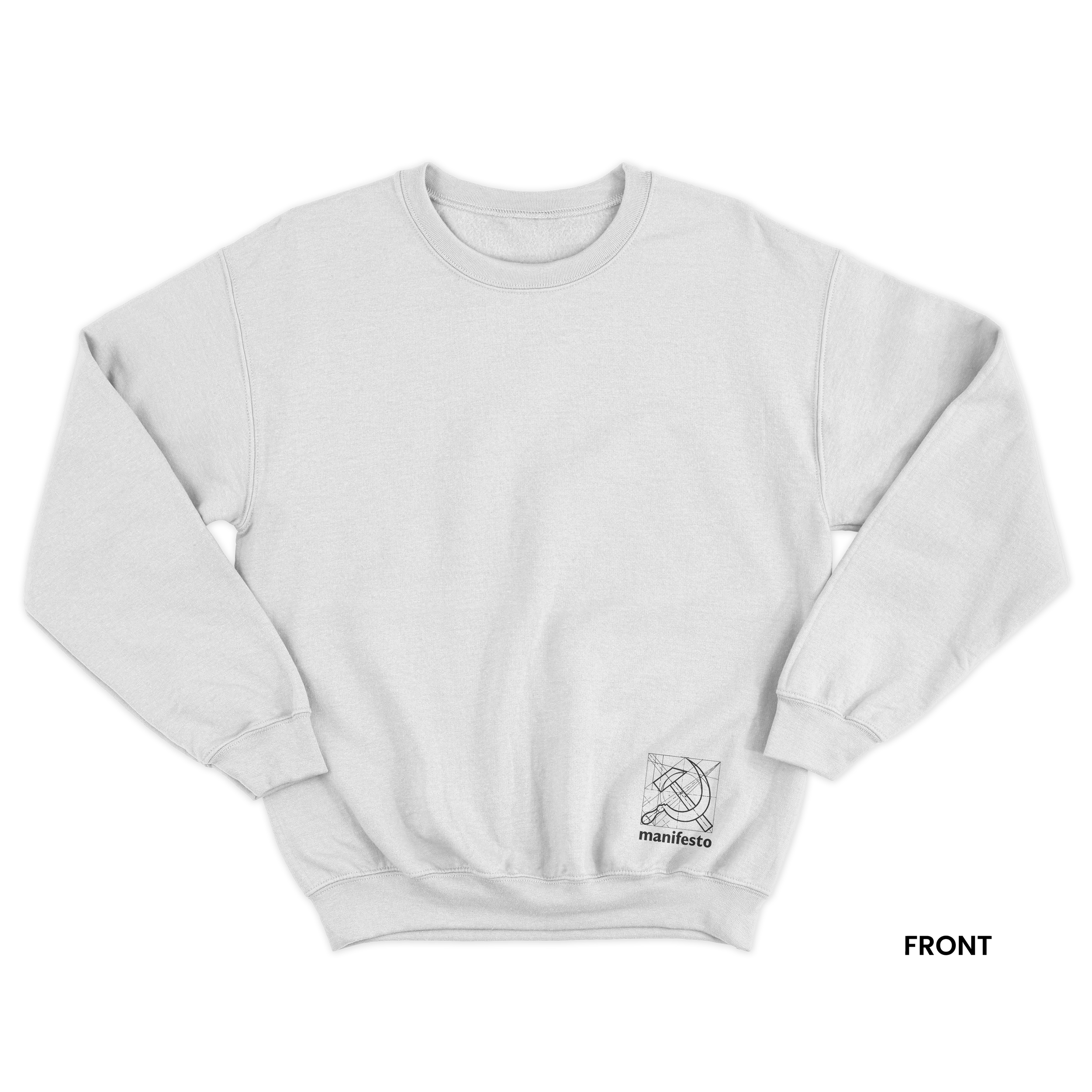 ByDesignSweatshirt_WHiteBlackFront.png