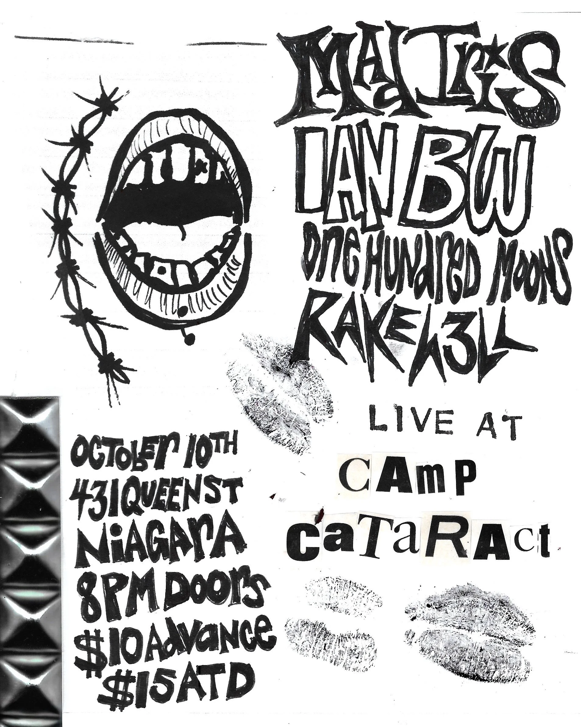 Ian BW w/Mad Iris, one hundred suns &amp; rakeh3ll