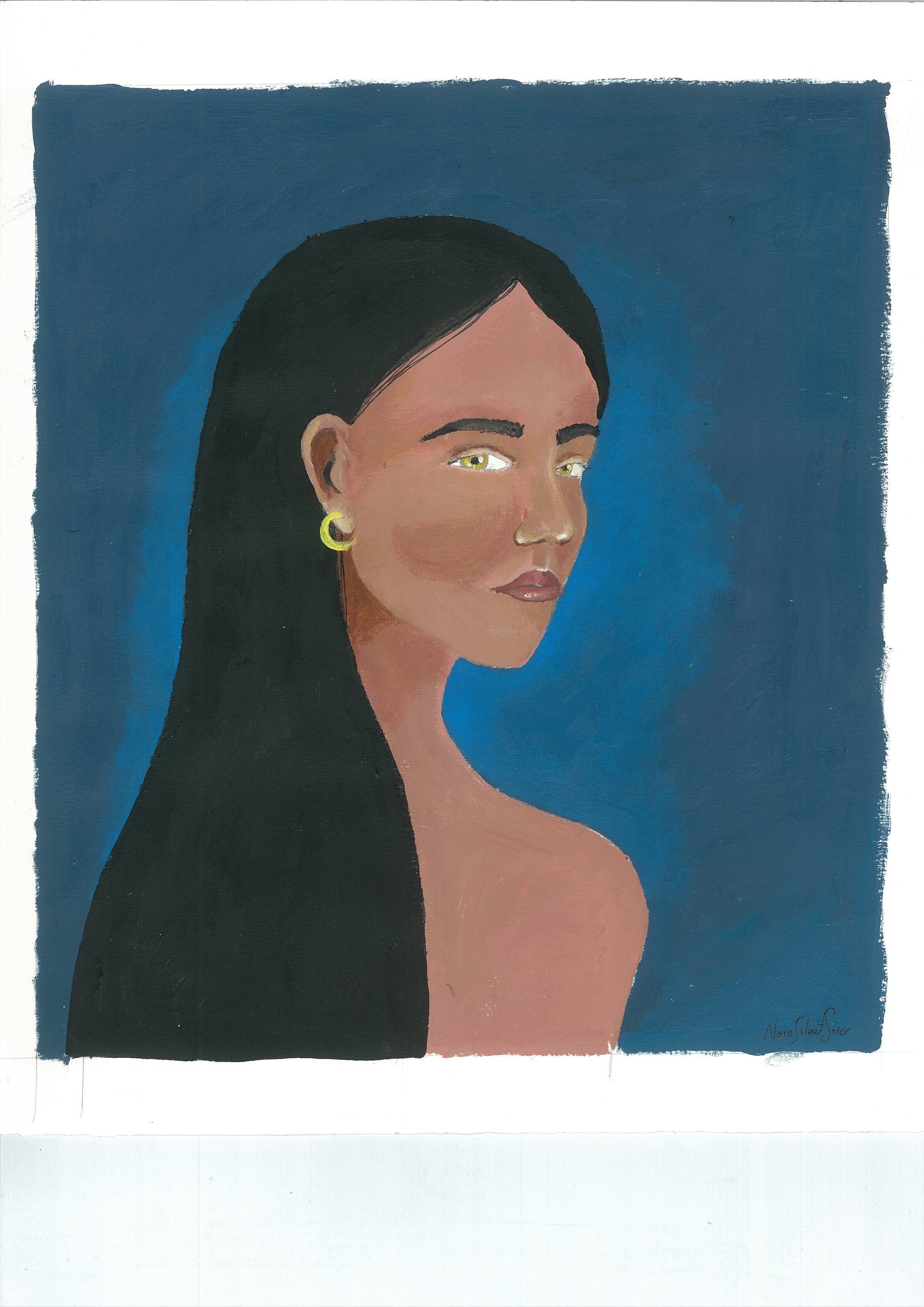 Blue aura