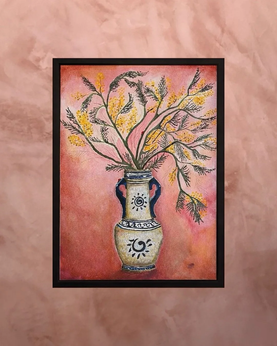 Mimosa en Jarrón - Earth collection