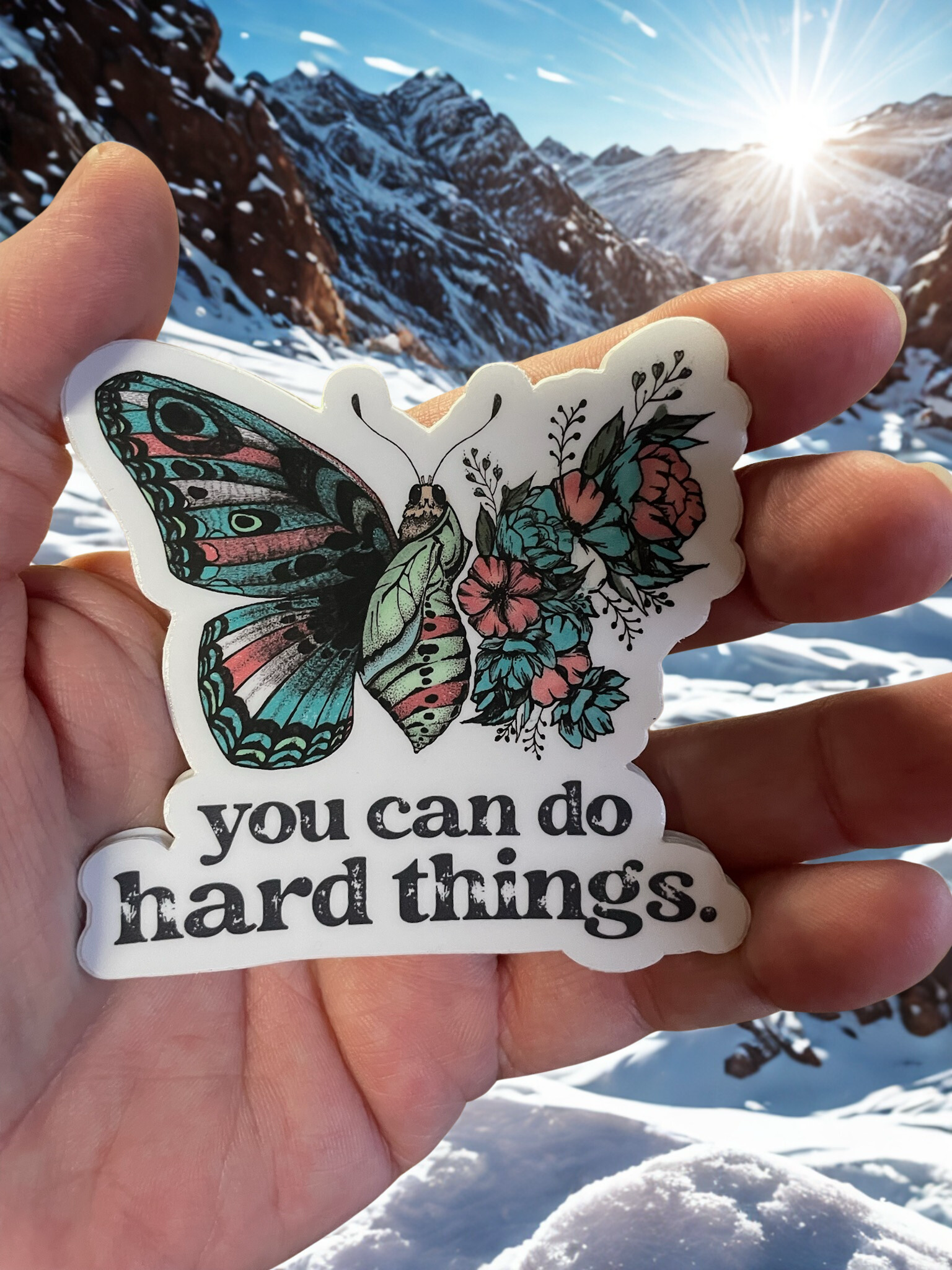 You Can Do Hard Things - Sticker