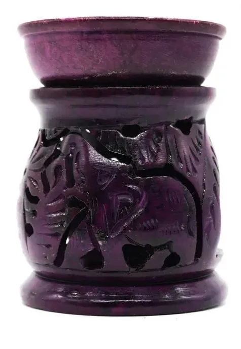 Sandstone Burner - Purple Elephant