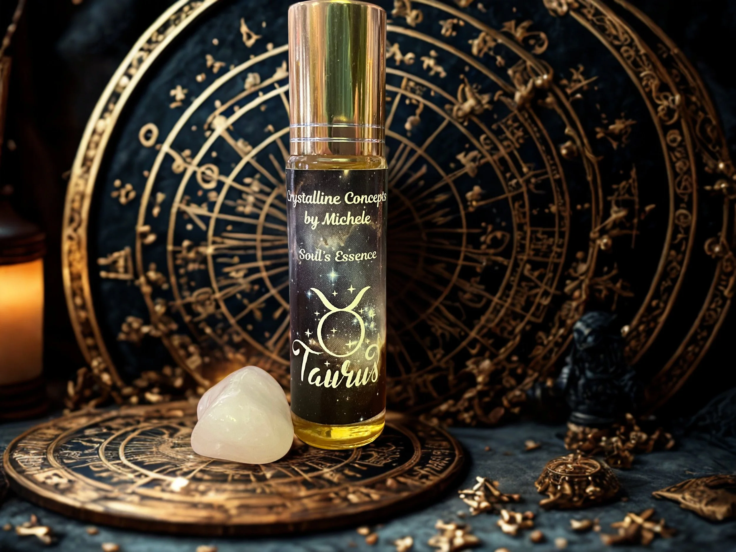 Taurus - Soul's Essence Zodiac Roller w/Crystal
