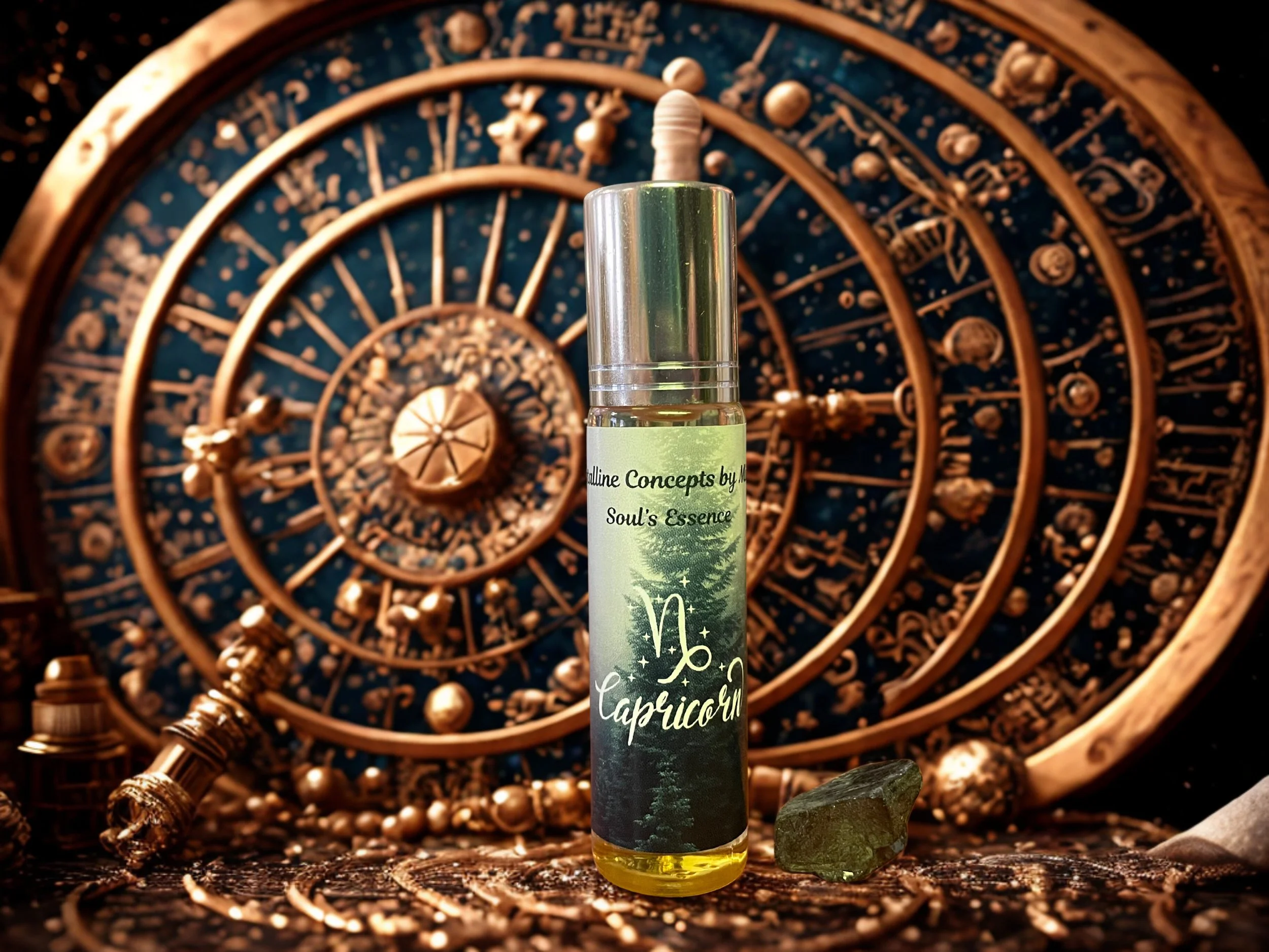 Capricorn - Soul's Essence Zodiac Roller w/Crystal