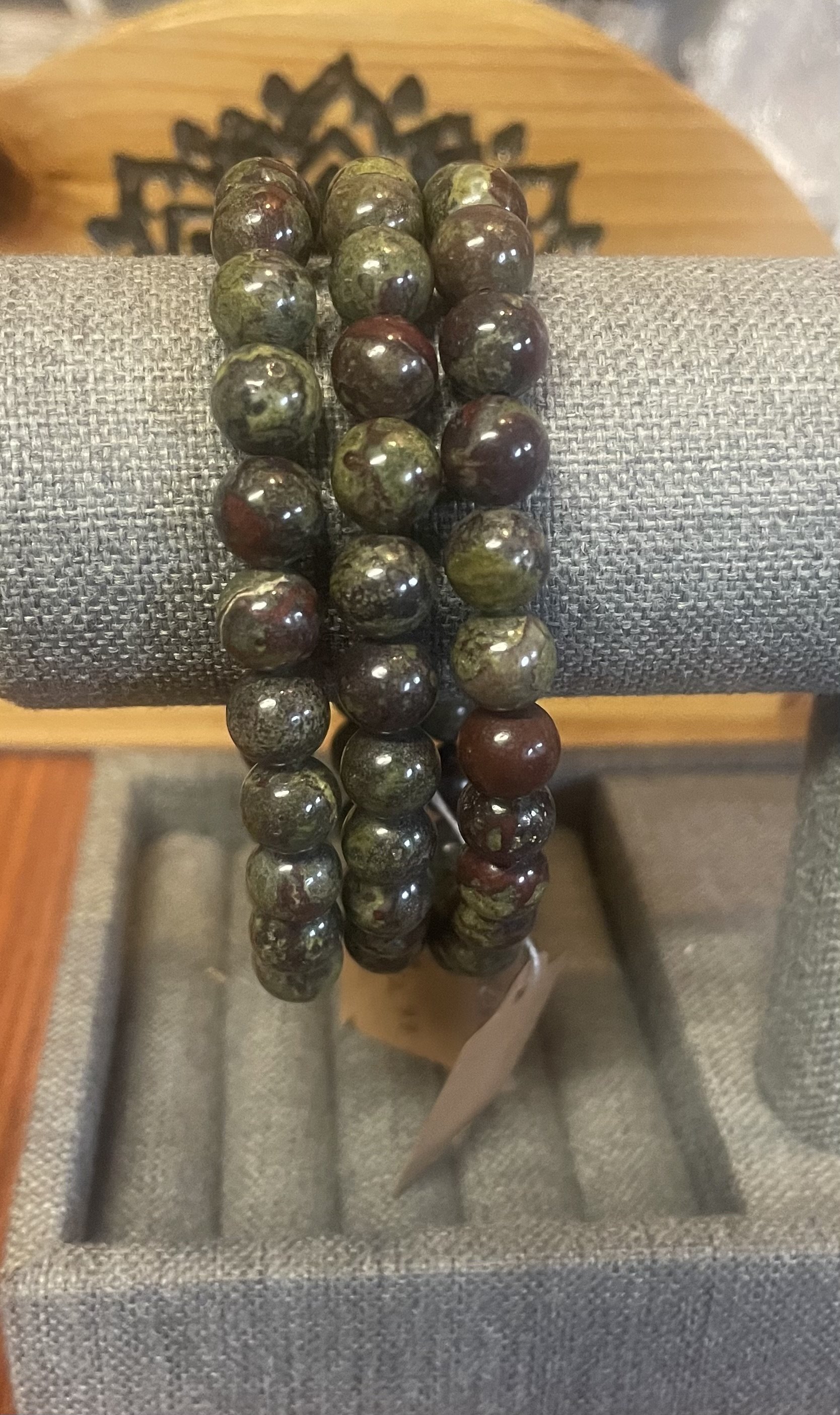 Bloodstone Bracelet - 8mm