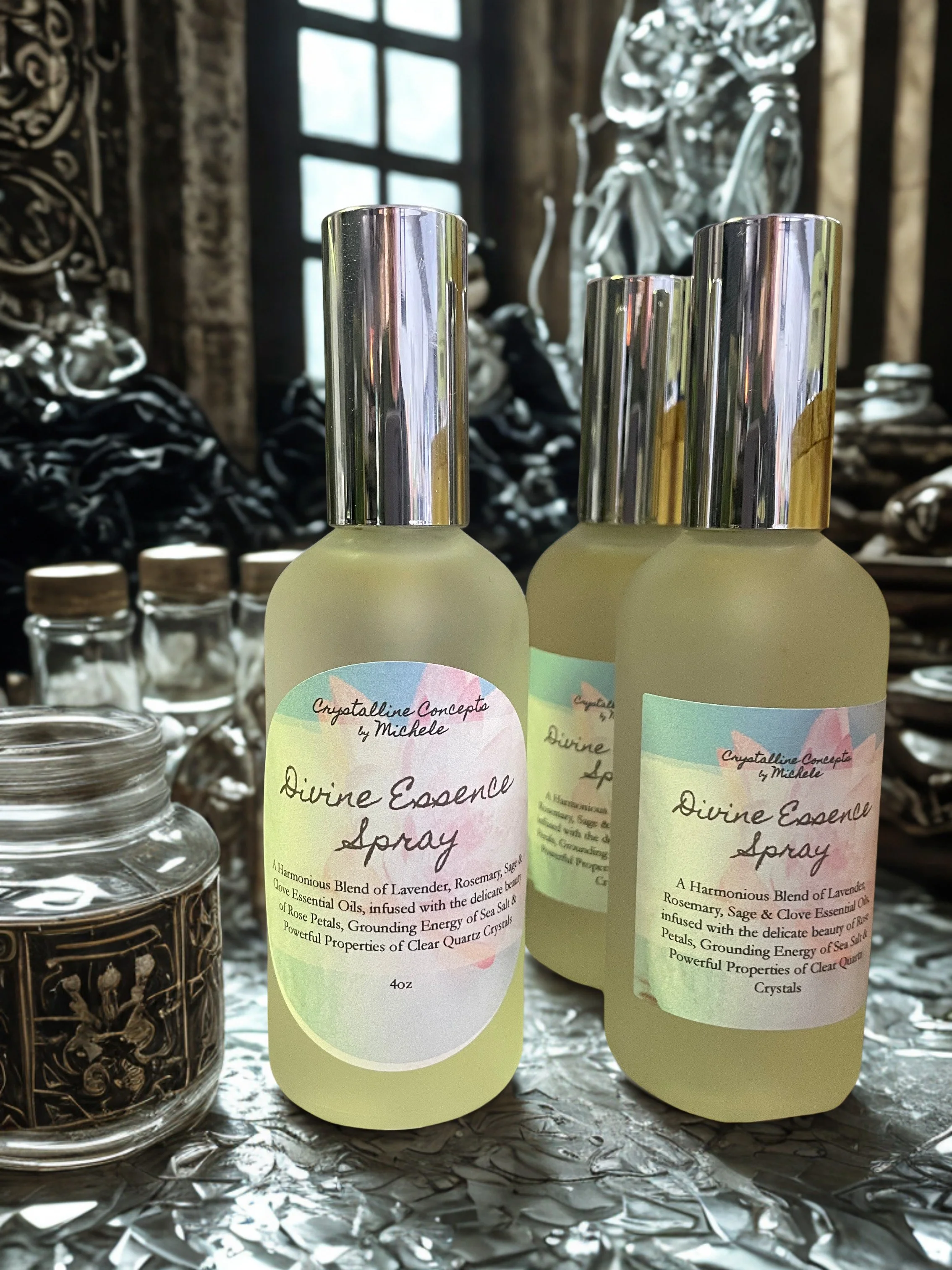 Divine Essense Spray - Energy Cleansing & Aura Mist (4oz)