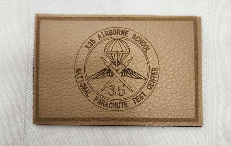 3x2 Leatherette Velcro Patch