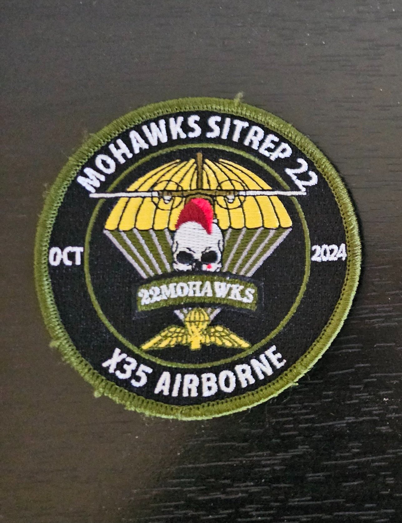 X35 / 22Mohawks Patches SitRep22