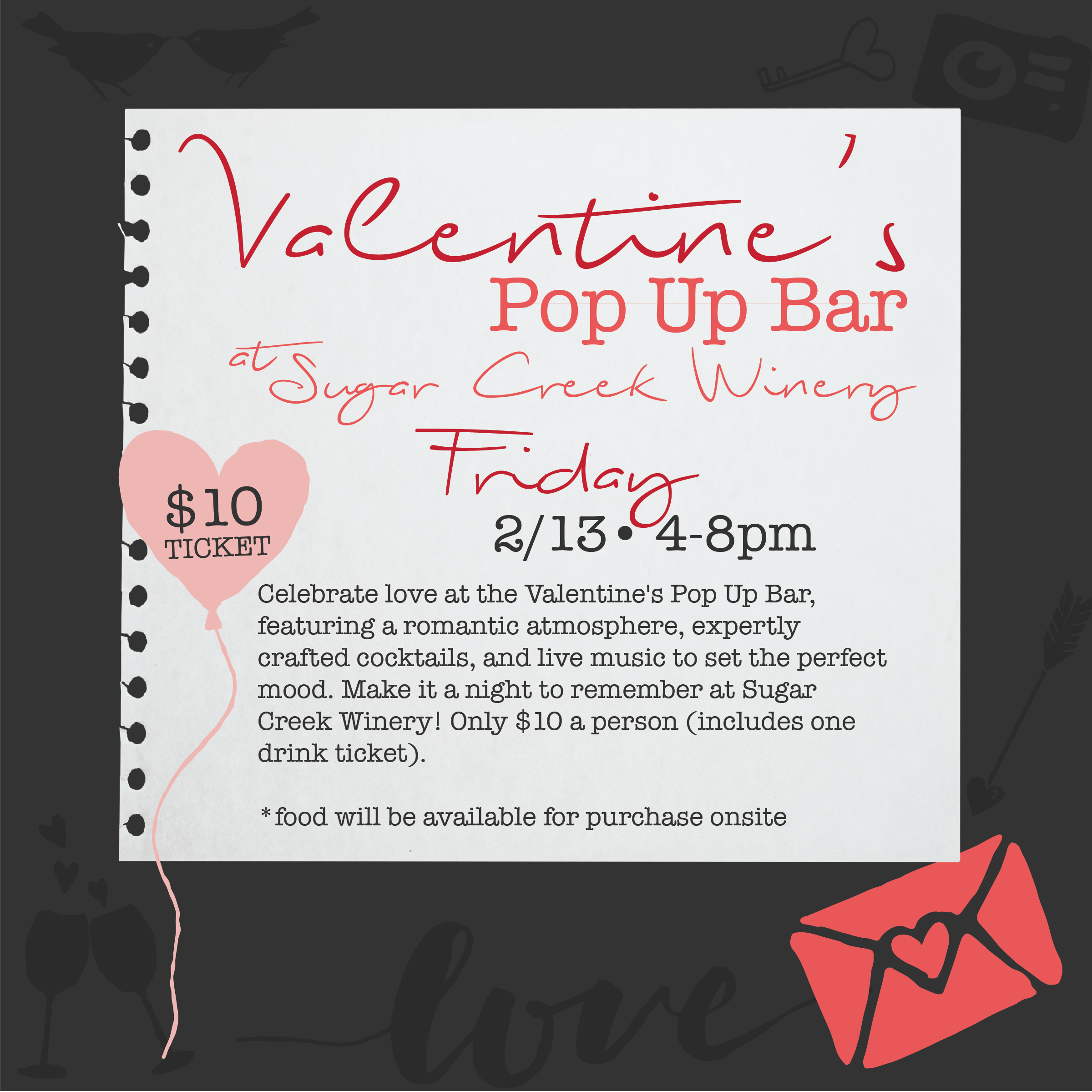 Valentine's Pop Up Bar (Fri)