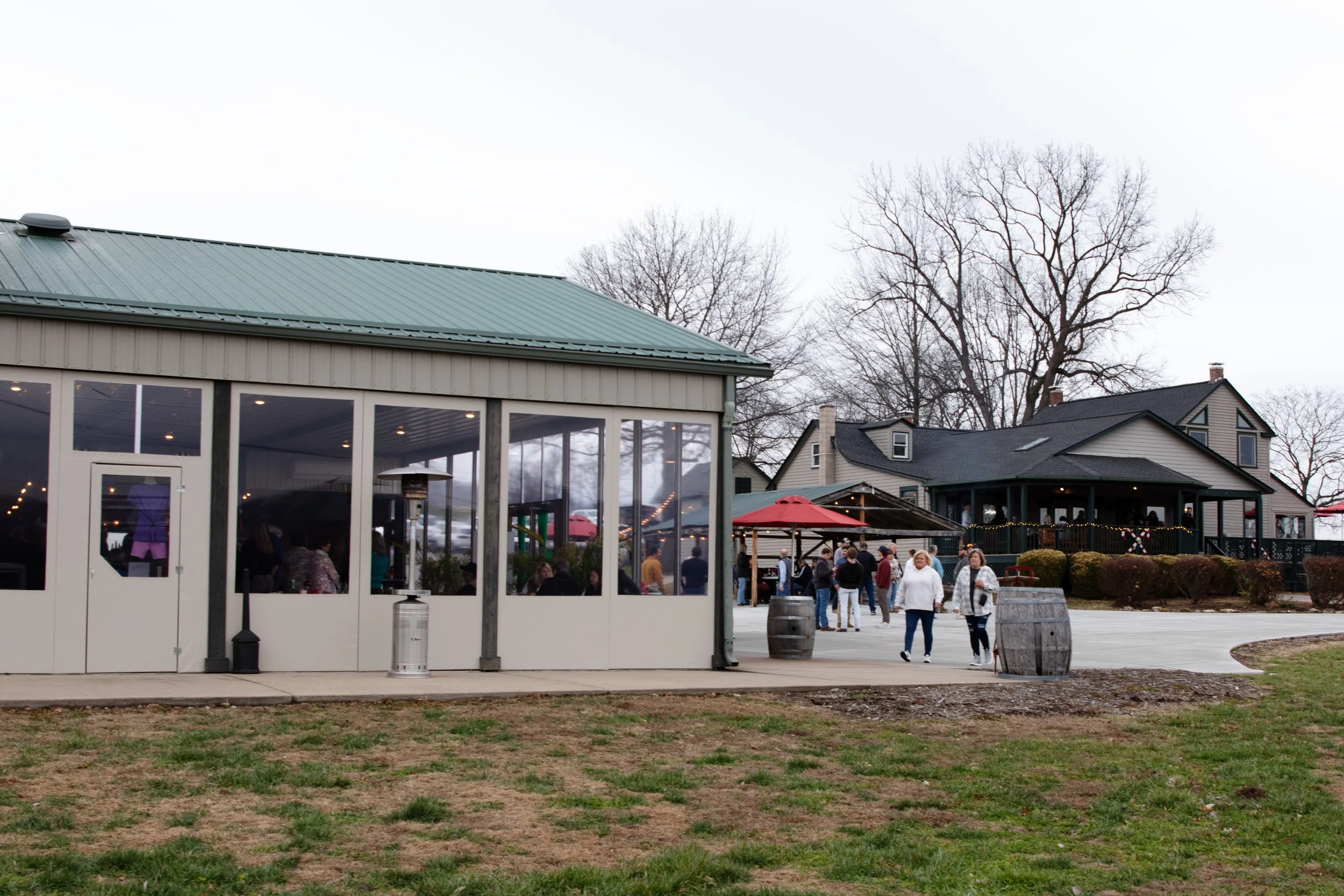 Outside the Hilltop Venue