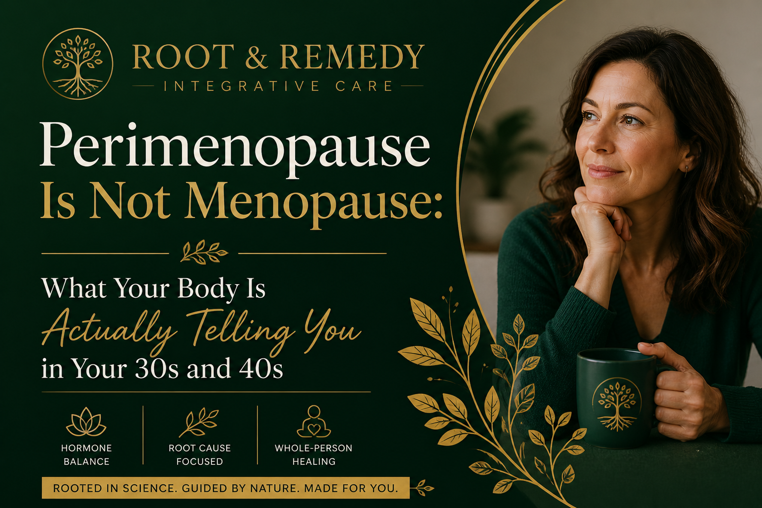 Perimenopause Is Not Menopause: What Your Body Is Actually Telling You in Your 30s and 40s