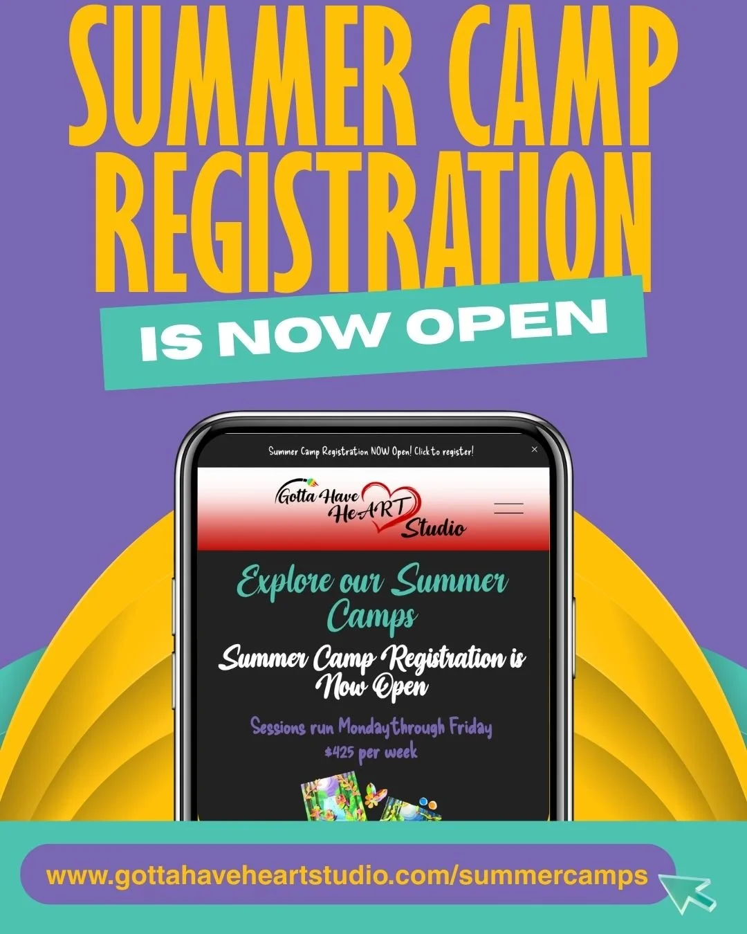 🎨☀️ Full-day art camps, creative projects, outdoor walking adventures &amp; summer fun&mdash;all in one place.

Spots fill fast! 👉 Link in bio

#GottaHaveHeART #SummerCamp2026 #ArtCamp #SummerFun #SevernaParkMD