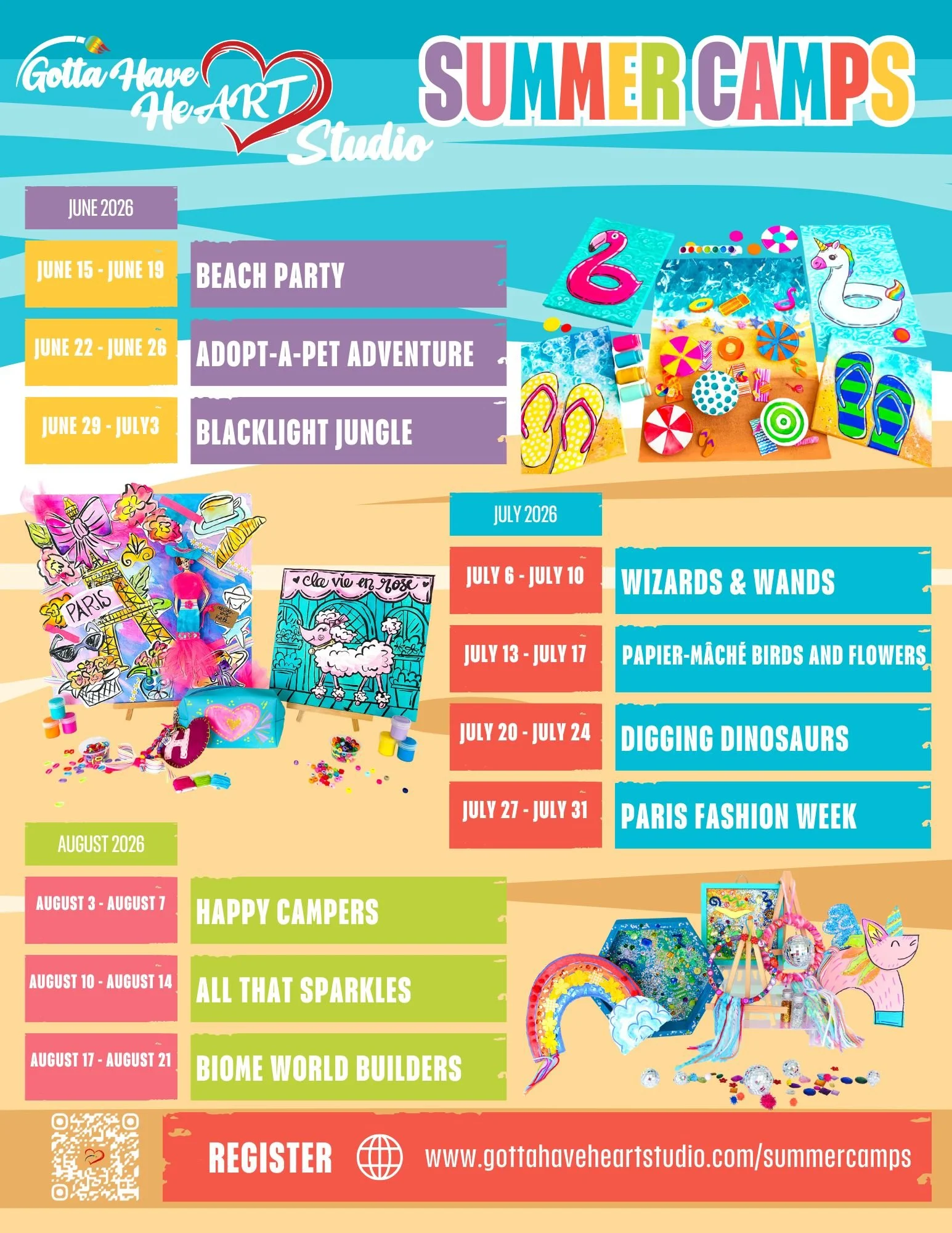 🎨☀️ Still figuring out summer plans? 

We&rsquo;ve got you covered! There&rsquo;s something for every kid to get excited about.

Spots are limited, so now&rsquo;s the time to grab your weeks!

#GottaHaveHeARTStudio #SevernaParkMD #SummerPlans #KidsA