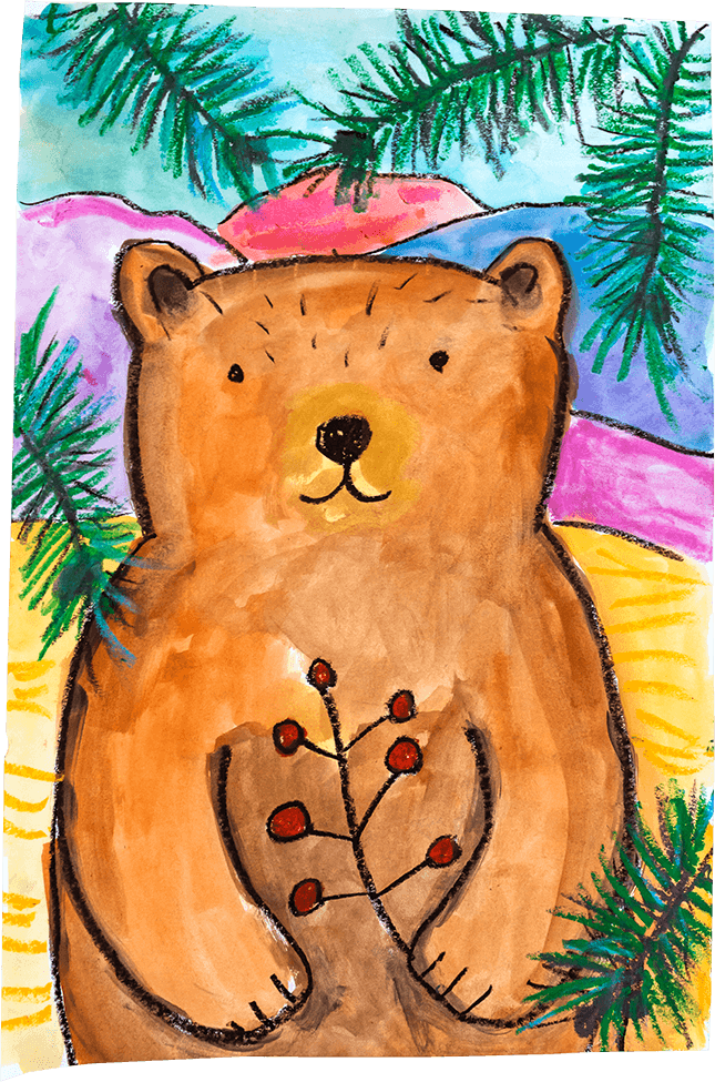 Woodland Animals Transparent 2.png