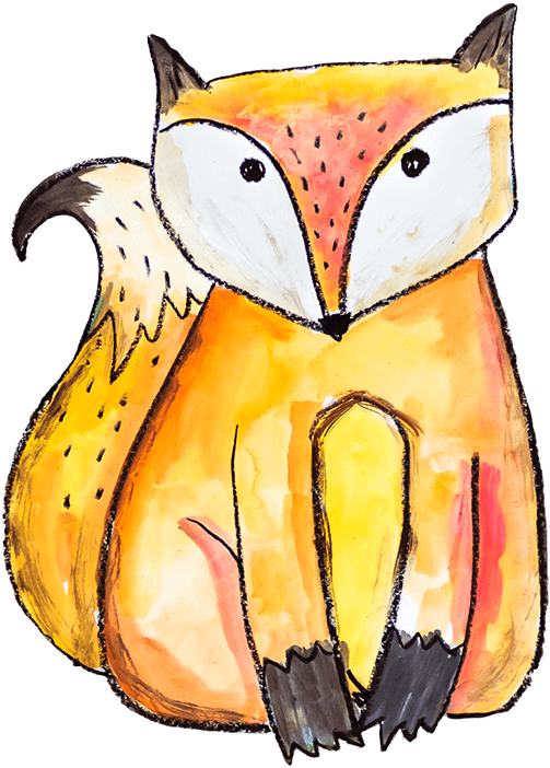 Woodland Animals Transparent Fox 1.png