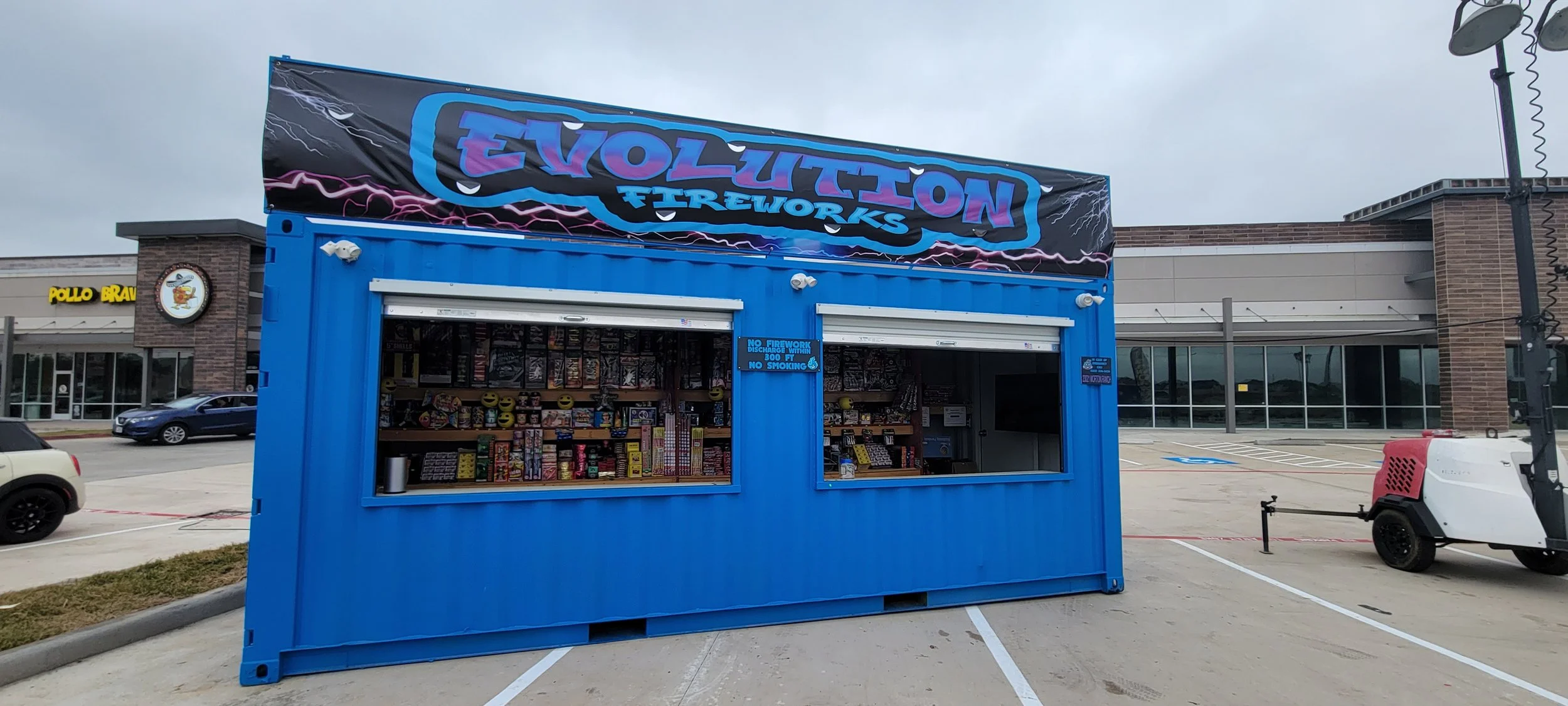 Evolution Fireworks Little York fireworks stand in Katy Texas