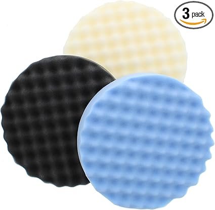 Professional Buffing & Polishing Results: Designed for use with compounds, wax, and polish, these 3M Perfect-It foam pads deliver a flawless finish on car paint, clear coats, and other auto surfaces
Waffle Foam Design for Efficiency: The unique waffl
