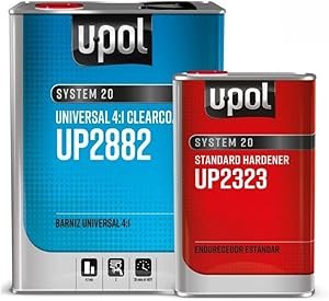 U-Pol 2882-Kit-STD U-POL Overall Clear Urethane Clearcoat Universal Clear 4:1 Standard Kit European Style Clearcoat w/Nanoparticulate Technology
