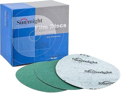 Sunmight Film 6" 40G Grip No Hole Disc, 01403, 01414, 01421, 01423 50 Discs
-40G
-320G
-1200G
-2000G