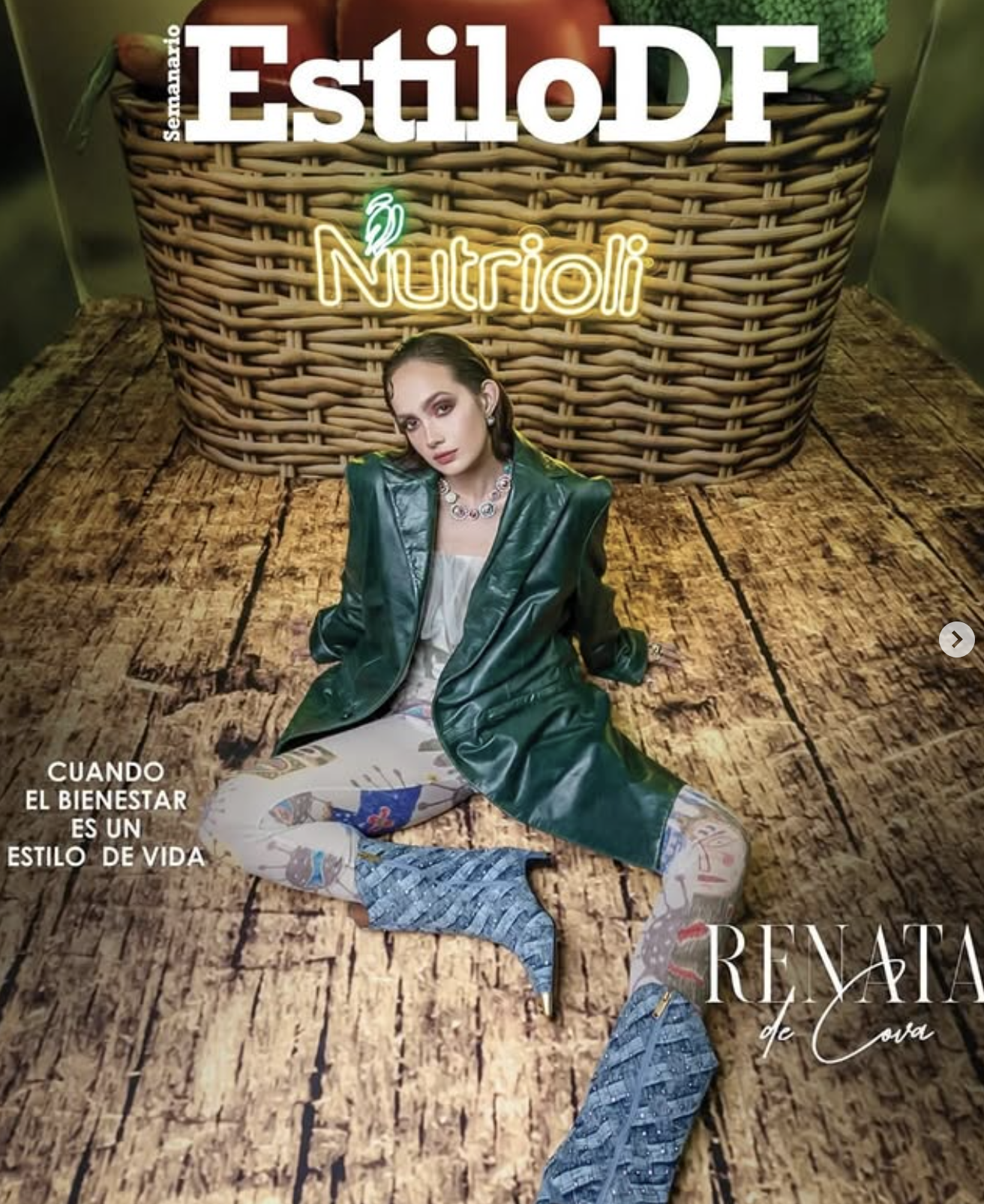Renata Haro en portada con EstiloDF x Nutrioli.