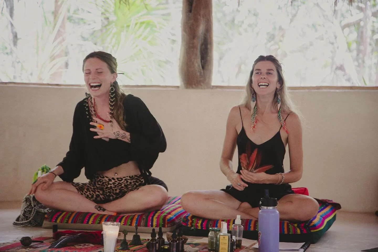 We met in a small fishing village on the south east coast of India 9 years ago. 

Since that moment, through a continual tide of synchronicities, life has continued to see us weaving the threads of our journeys together in over 10 countries across th