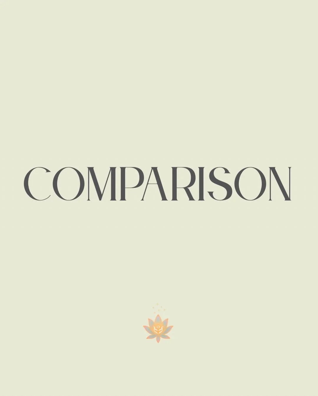 Comparison glitches timelines.

It brings us immediately and instantaneously out of our connection to Life.

We become dislocated. 

When we don&rsquo;t stand in the light of our being, spirit cannot see that light 😞

Ohhhh such a deep grief rises i