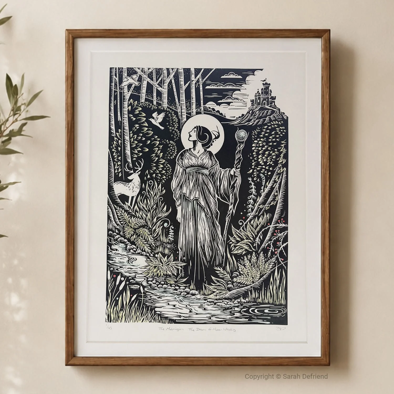 Mabinogion Maxen Framed by Sarah Defriend