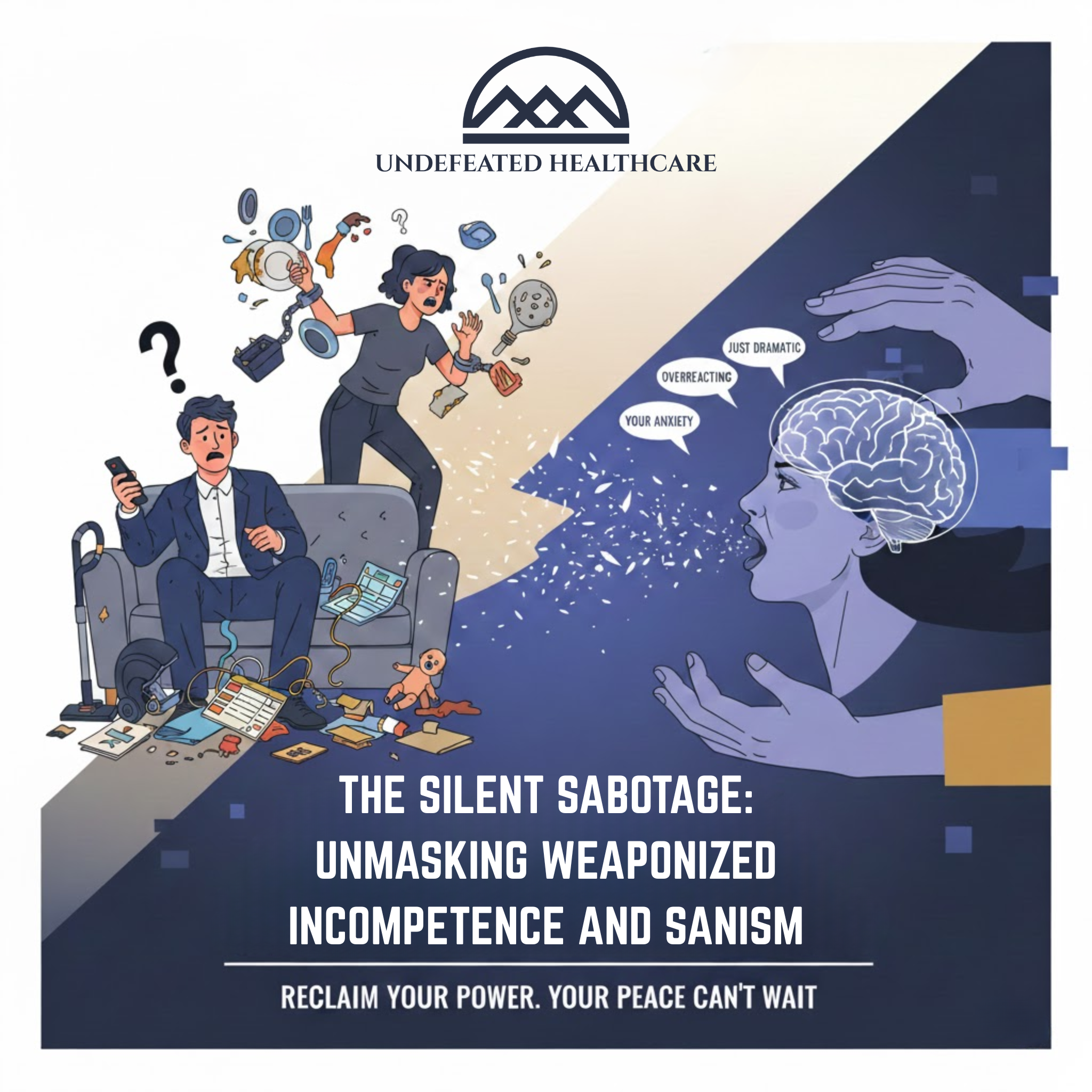 The Silent Sabotage: Unmasking Weaponized Incompetence and Sanism in Your Life
