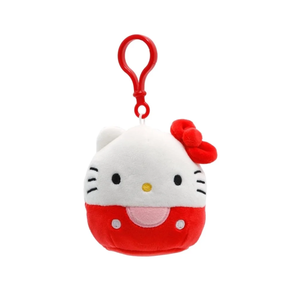 SQUISHMALLOWS  -  HELLO KITTY AND FRIENDS  -  HELLO KITTY KEYCHAIN (3.5")