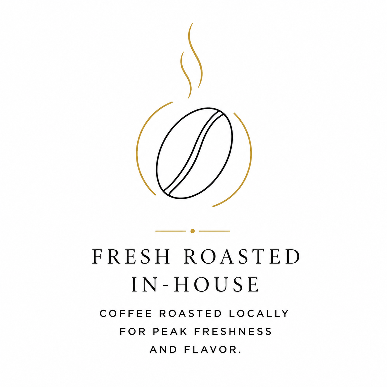 Coffee beans representing fresh roasted coffee at GP Coffee & Cream