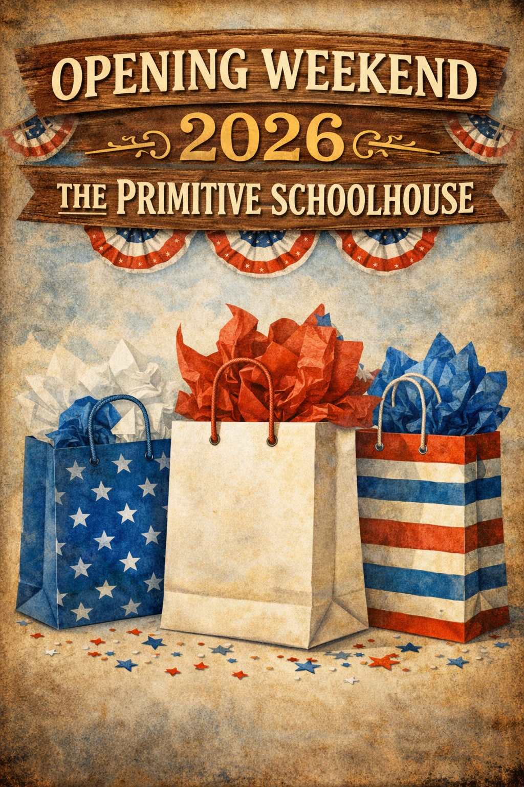 Opening Weekends 2026 Season at THE PRIMITIVE SCHOOLHOUSE