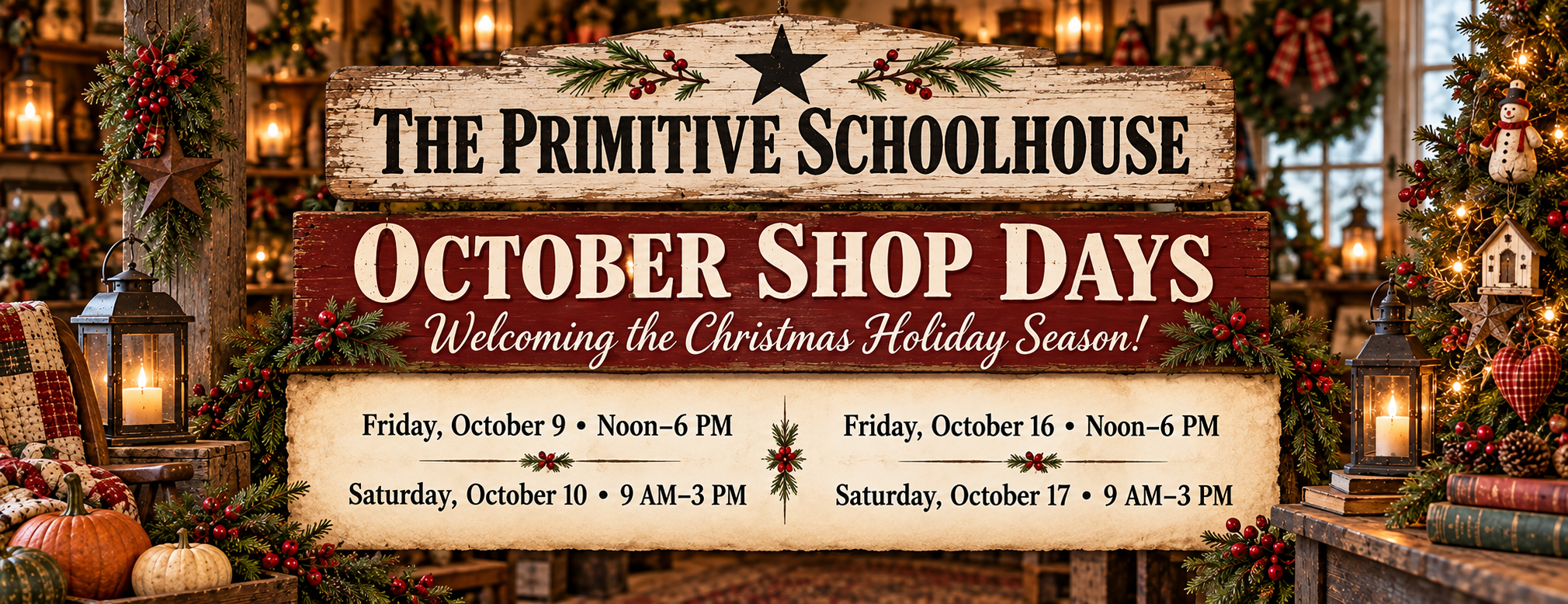 OCTOBER Shop Days 