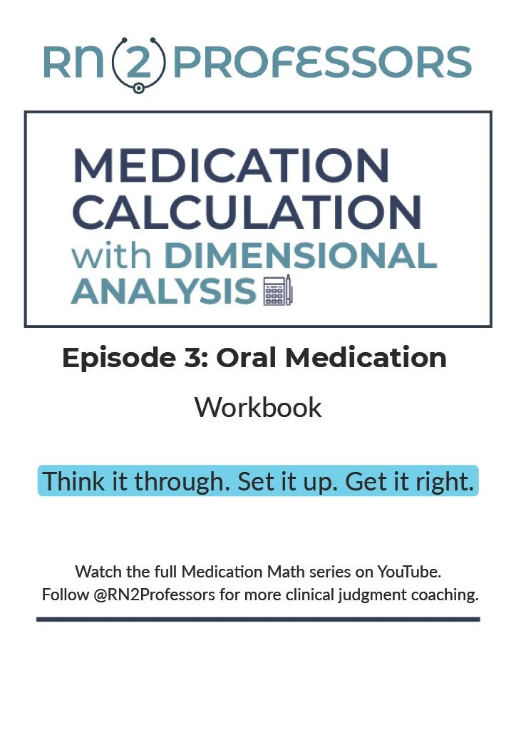 Oral Medication Calculation Workbook page 1